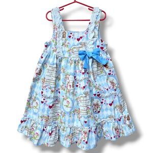 Shirley Temple Alice in Wonderland Dress Sz 6 Japanese Brand Kawaii Cheshire Cat
